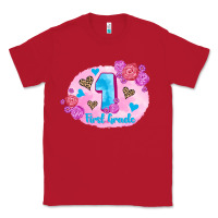 Red back to school flowers first grade 3200x2400 Classic Tee - AdoDesignShop