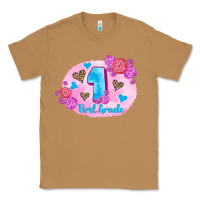 Toasted Coconut back to school flowers first grade 3200x2400 Classic Tee - AdoDesignShop