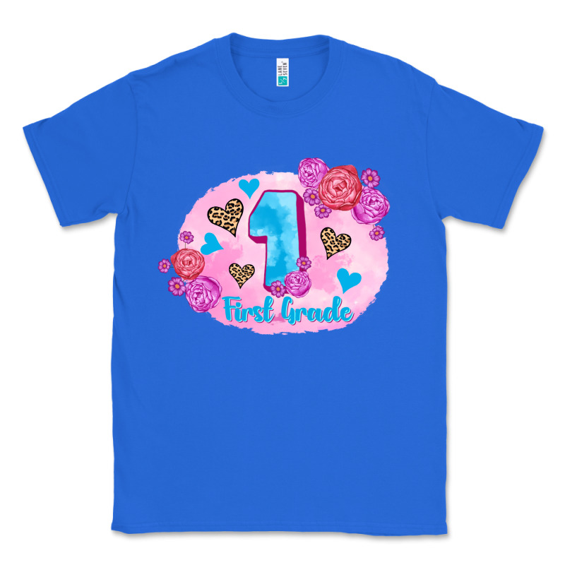 Back To School Flowers First Grade 3200x2400 Classic Tee by AdoDesignShop | Teevron