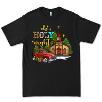 Black the church  holy night western truck Premium Tee - AdoDesignShop
