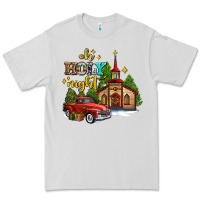 Dove Grey the church  holy night western truck Premium Tee - AdoDesignShop