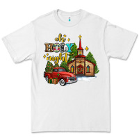 White the church  holy night western truck Premium Tee - AdoDesignShop