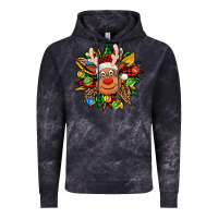 Cloud Black Christmas reindeer sunflower Vintage Hoodie - Jasminsmagicworld
