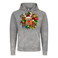 Cloud Rock Christmas reindeer sunflower Vintage Hoodie - Jasminsmagicworld
