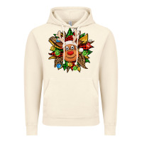 Vintage Artic Christmas reindeer sunflower Vintage Hoodie - Jasminsmagicworld