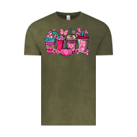 Vintage Olive cancer coffee cups Vintage Tee - NancyCooperArtShop
