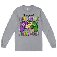 I Paused My Game For Mardi Gras Long Sleeve Tee | Teevron