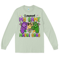 Matcha i paused my game for mardi gras Long Sleeve Tee - MaliasSmallBusiness