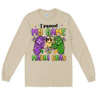 Mushroom i paused my game for mardi gras Long Sleeve Tee - MaliasSmallBusiness