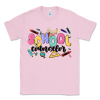 Bubblegum Pink school counselor Classic Tee - MaliasSmallBusiness
