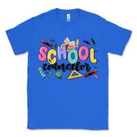 True Royal school counselor Classic Tee - MaliasSmallBusiness