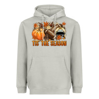 Moon Dust Tis' the season Football and light yellow helmet Heavyweight Hoodie - NancyCooperArtShop