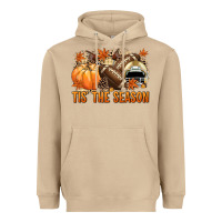 Mushroom Tis' the season Football and light yellow helmet Heavyweight Hoodie - NancyCooperArtShop