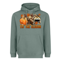Sage Tis' the season Football and light yellow helmet Heavyweight Hoodie - NancyCooperArtShop