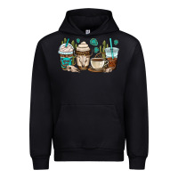 Black bull skull coffee cups Urban Hoodie - OliviaCreatesArt