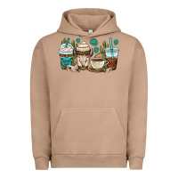 Pigment Burro bull skull coffee cups Urban Hoodie - OliviaCreatesArt