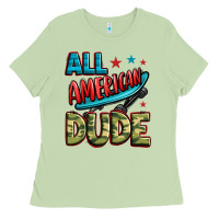 Matcha all american dude Ladies Tee - Zillion Design Studio