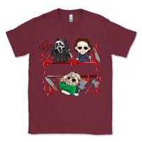 Burgundy halloween Classic Tee - CowhideDigitalArt