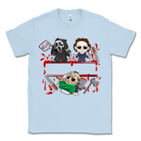 Dusty Blue halloween Classic Tee - CowhideDigitalArt