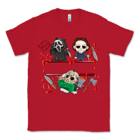 Red halloween Classic Tee - CowhideDigitalArt