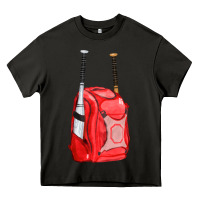 Asphalt red bat backpack fa element Heavy Core Tee - FaDigitalArtStudio