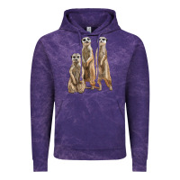 Cloud Purple 3 meerkat Vintage Hoodie - LillyAllenDesigns