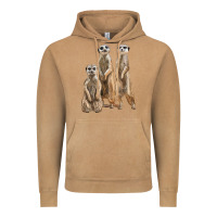 Vintage Camel 3 meerkat Vintage Hoodie - LillyAllenDesigns