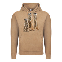 Vintage Coffee 3 meerkat Vintage Hoodie - LillyAllenDesigns