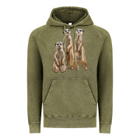 3 Meerkat Vintage Hoodie | Teevron