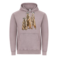 Vintage Zinc 3 meerkat Vintage Hoodie - LillyAllenDesigns