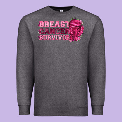 Breast Cancer Survivor Premium Sweatshirt Designed By Texasbilliewilder