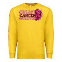 Lemon Breast Cancer Survivor Premium Sweatshirt - texasbilliewilder