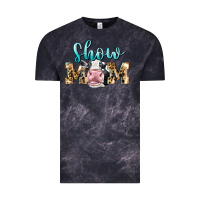 Cloud Black Western Show Mom Holstein Vintage Tee - LillyAllenDesigns