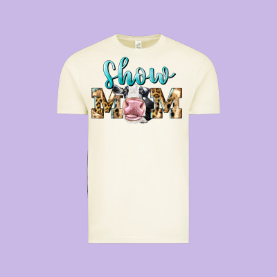 Western Show Mom Holstein Vintage Tee Designed By Lillyallendesigns
