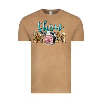Vintage Camel Western Show Mom Holstein Vintage Tee - LillyAllenDesigns