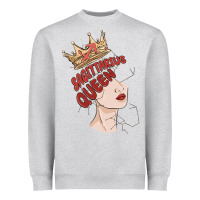 Heather Grey sagittarius queen Heavyweight Sweatshirt - MaliasSmallBusiness