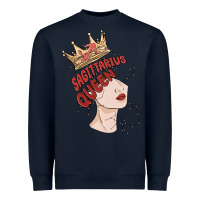 Navy sagittarius queen Heavyweight Sweatshirt - MaliasSmallBusiness