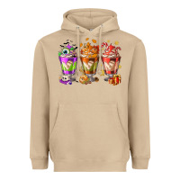 Mushroom Hallothanksmas coffee cups Heavyweight Hoodie - NancyCooperArtShop