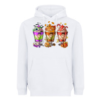 White Hallothanksmas coffee cups Heavyweight Hoodie - NancyCooperArtShop