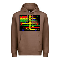Chestnut juneteenth american flag Premium Hoodie - TumblerDesignByShophia