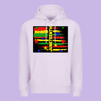 Juneteenth American Flag Premium Hoodie Designed By Tumblerdesignbyshophia