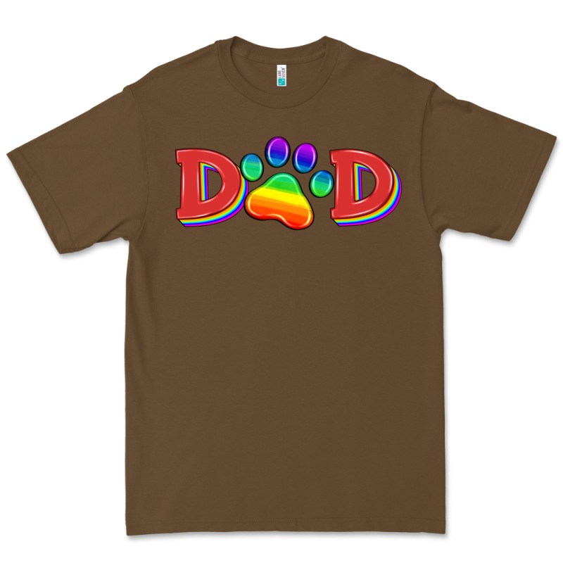 Lgbtq Dad And Paw Premium Tee by HRA Design Shop | Teevron