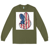 Army Green small business filigran Long Sleeve Tee - MaliasSmallBusiness
