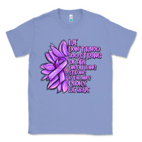 Colony Blue purple pancreatic cancer sunflower and cancer ribb Classic Tee - MaliasSmallBusiness