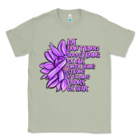 Matcha purple pancreatic cancer sunflower and cancer ribb Classic Tee - MaliasSmallBusiness