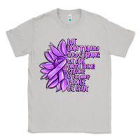 Moon Dust purple pancreatic cancer sunflower and cancer ribb Classic Tee - MaliasSmallBusiness