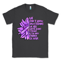 Smoke purple pancreatic cancer sunflower and cancer ribb Classic Tee - MaliasSmallBusiness