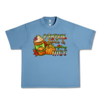 Pebble Blue Pumpkin spice everything nice Urban Heavy Tee - NancyCooperArtShop
