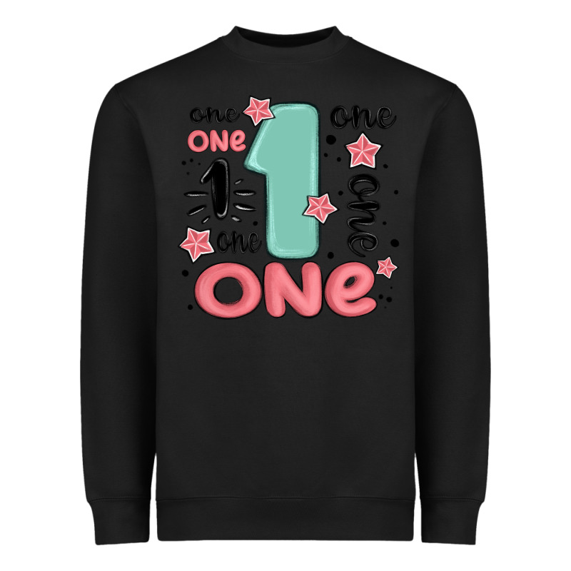 One  One One One Heavyweight Sweatshirt by MaliasSmallBusiness | Teevron