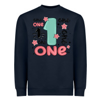 Navy one  one one one Heavyweight Sweatshirt - MaliasSmallBusiness